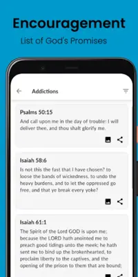 Bible android App screenshot 1